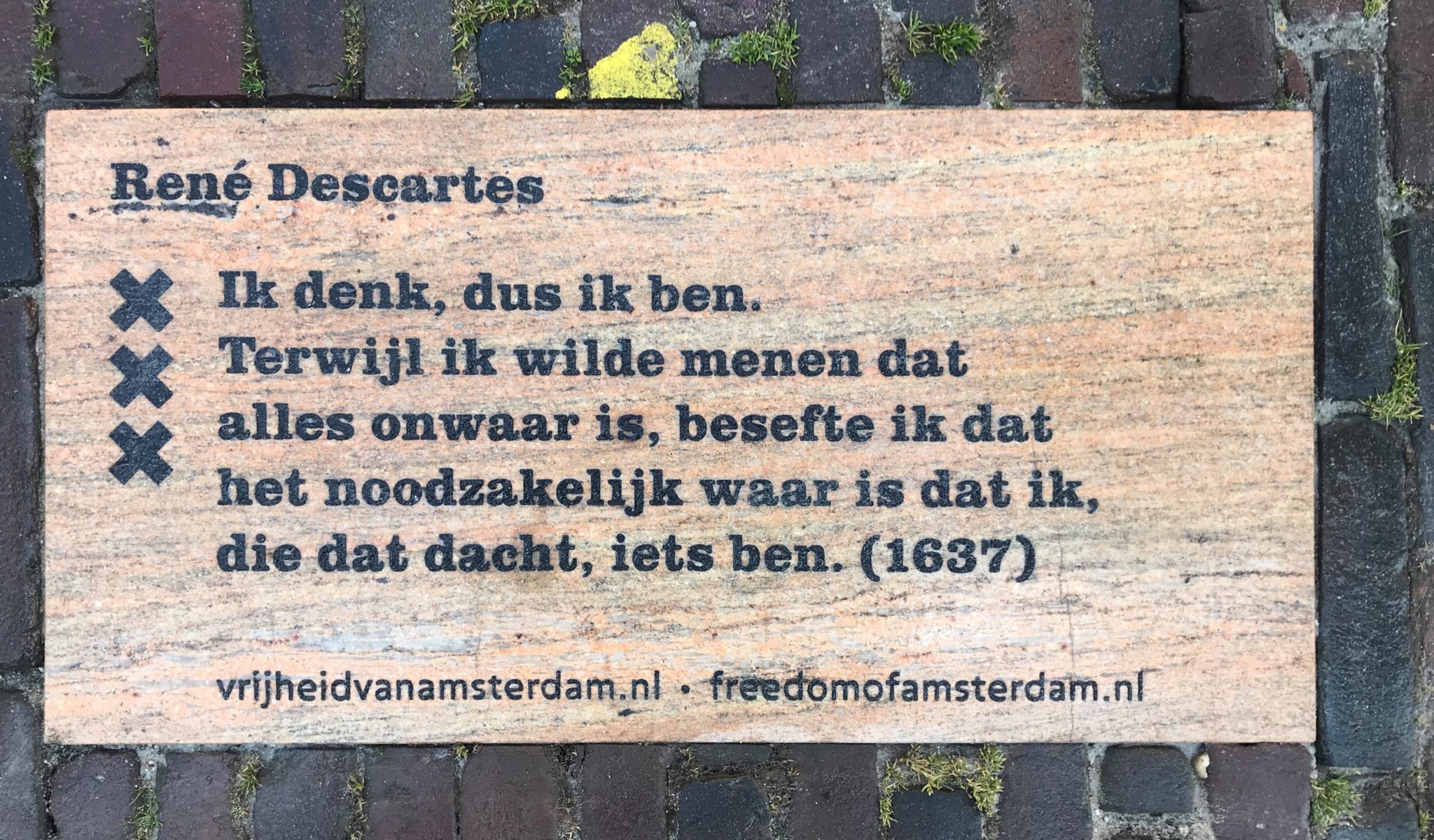 Tegelroutes Vrijheid van Amsterdam